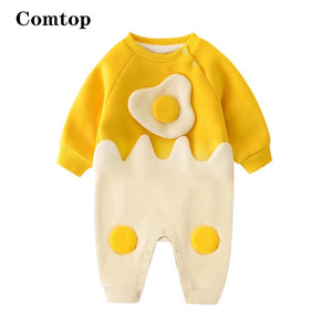 Comtop Rompers Baby Girls Footies Pajamas Newborn Baby Sleeper Clothes