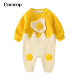 Comtop Rompers Baby Girls Footies Pajamas Newborn Baby Sleeper Clothes