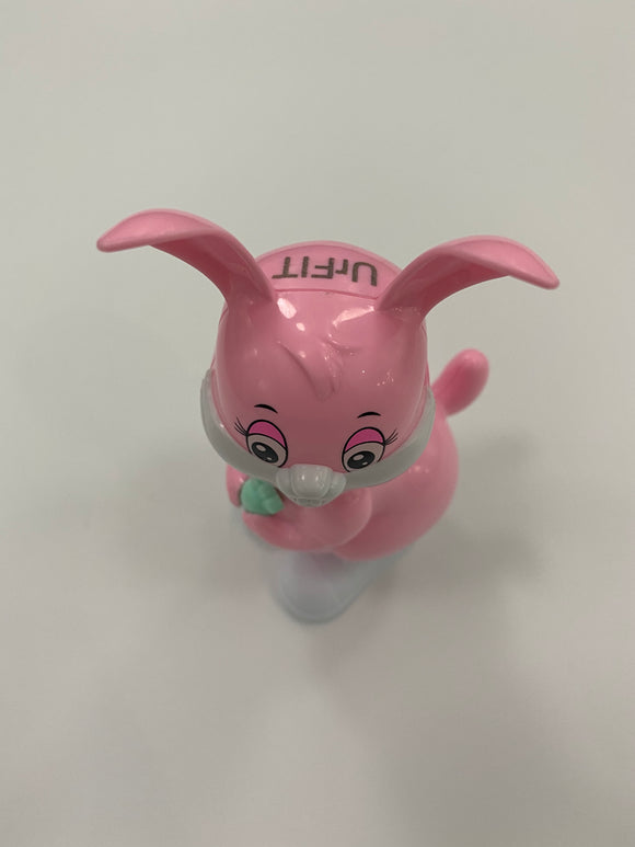 UrFIT Little flower bunny toy with clockwork hopping, suitable for babies and children